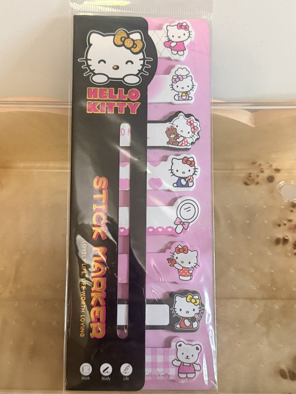 #HK-508 Hello Kitty Sticky Note Tabs